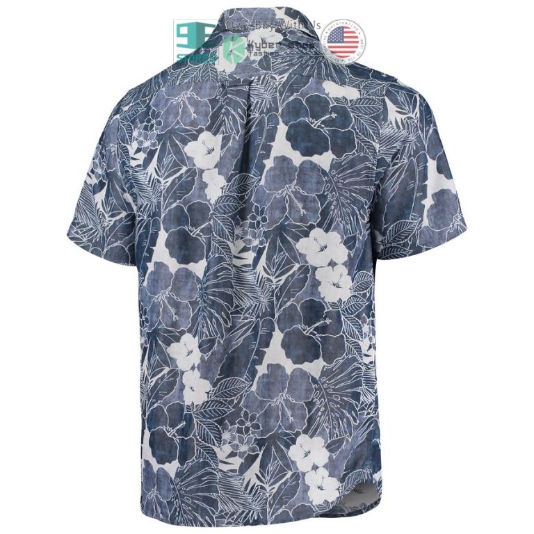 navy midshipmen tommy bahama coconut point playa flora islandzone navy hawaiian shirt 3 5047