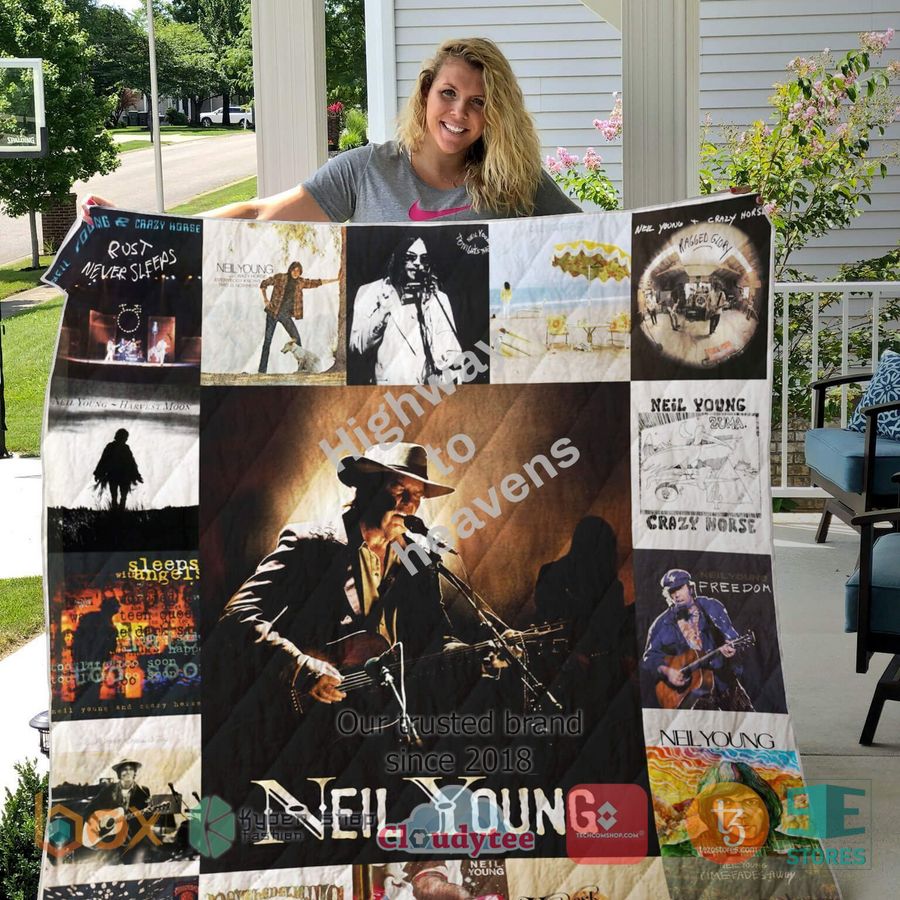 neil young album covers quilt 1 69098