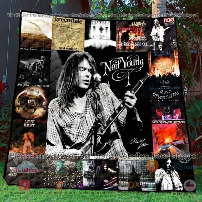 neil young signature album covers quilt 1 35775