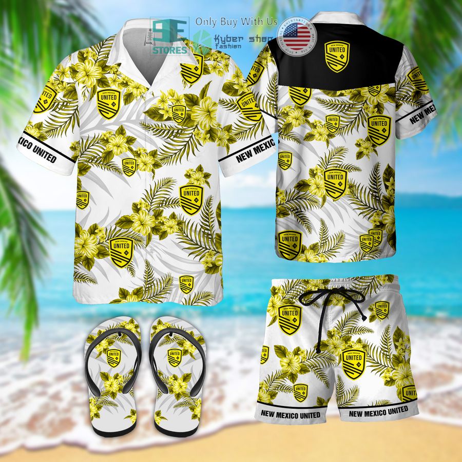 new mexico united hawaiian shirt flip flops 1 46078