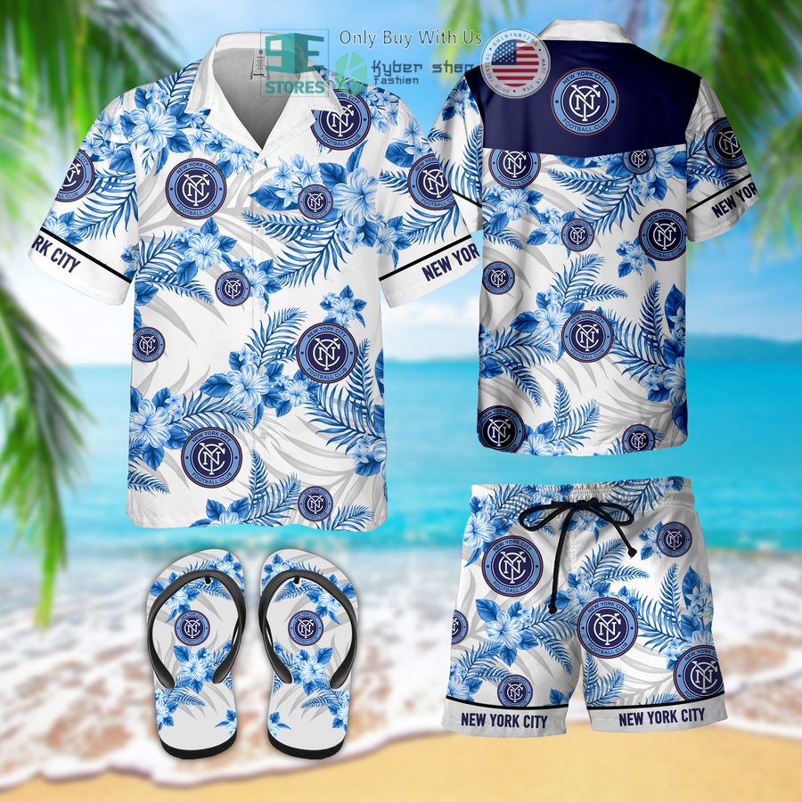 new york city hawaiian shirt shorts 1 12119