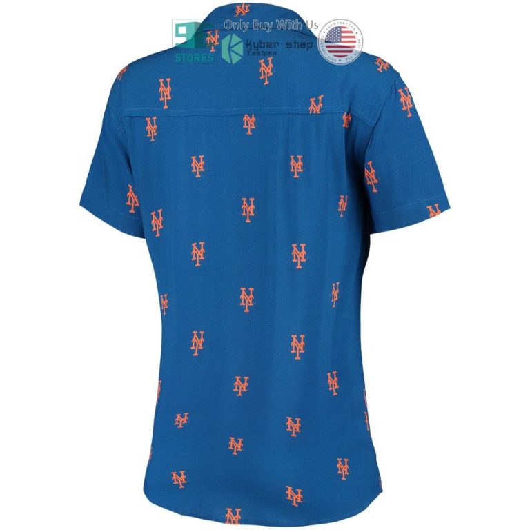 new york mets all over logos royal hawaiian shirt 3 27343