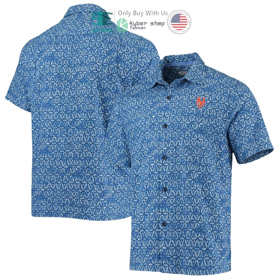 new york mets tommy bahama barrie batik royal hawaiian shirt 1 40586