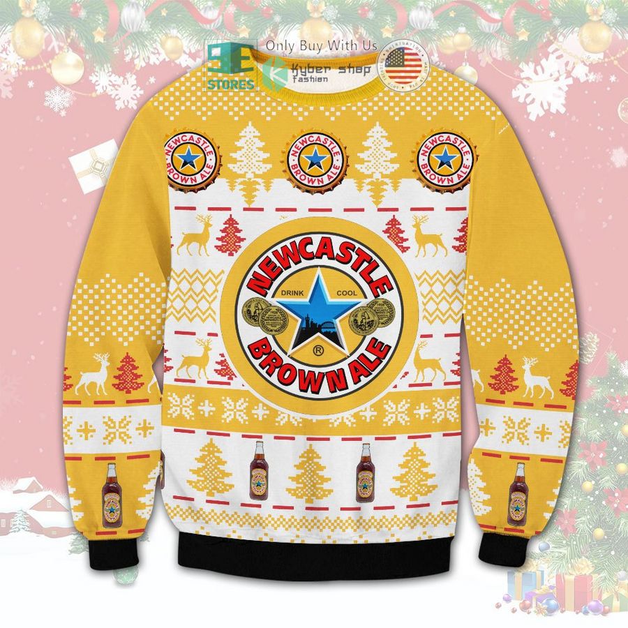 newcastle brown ale christmas sweatshirt sweater 1 70735