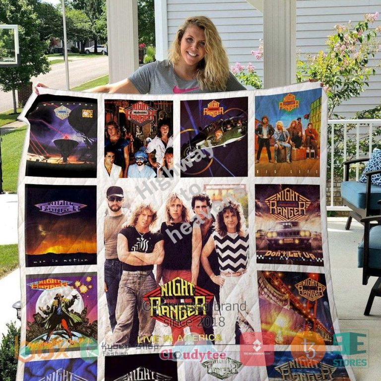 night ranger band album covers quilt 1 56341