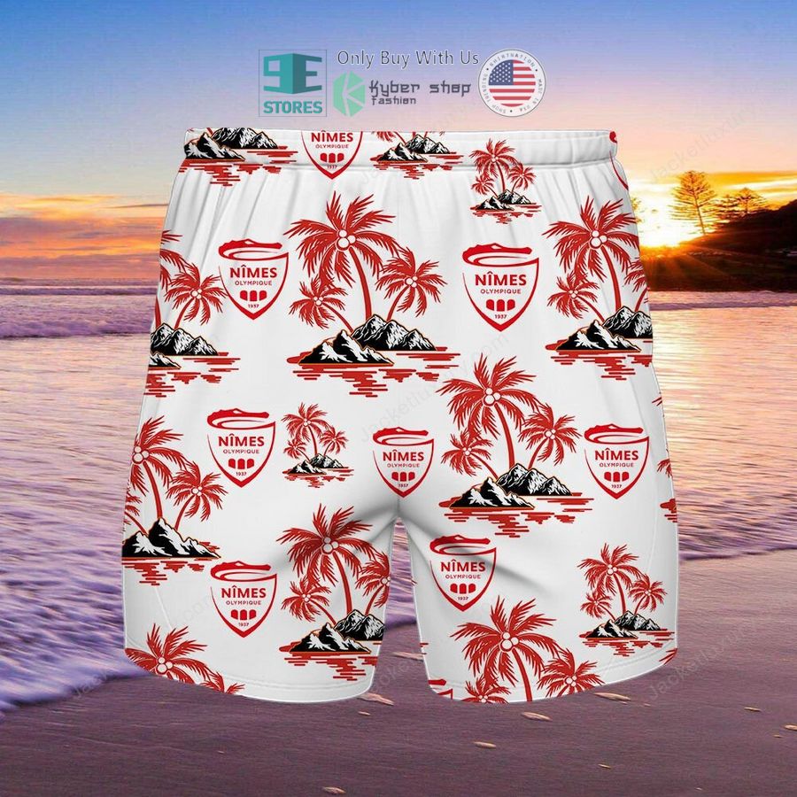 nimes olympique hawaiian shirt shorts 2 14103