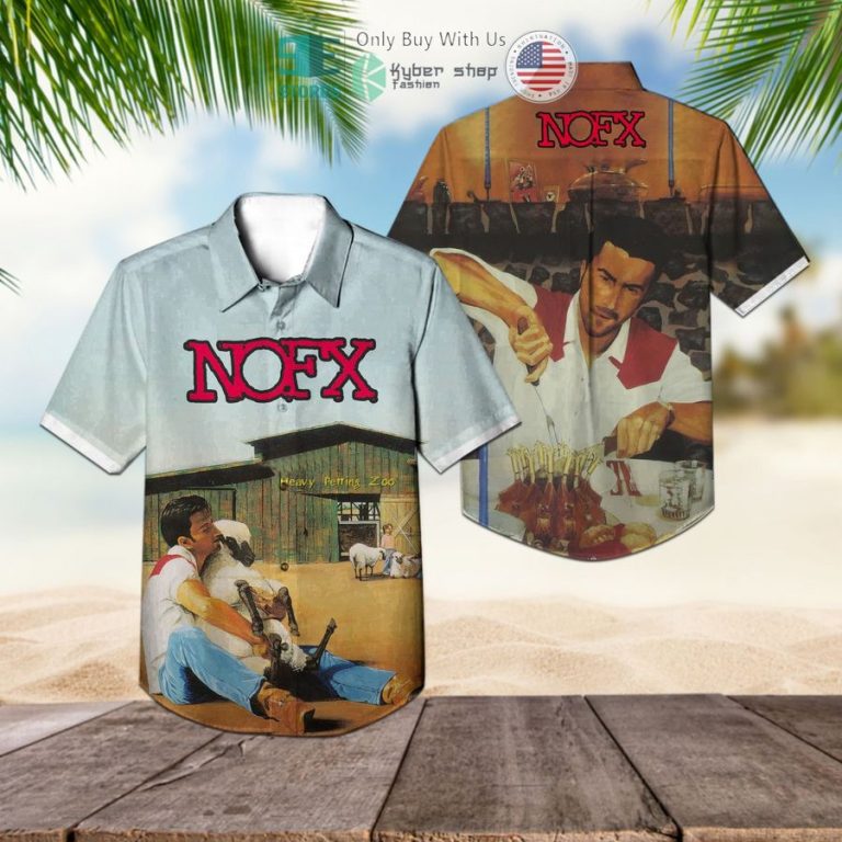 nofx band heavy petting zoo album hawaiian shirt 1 79770