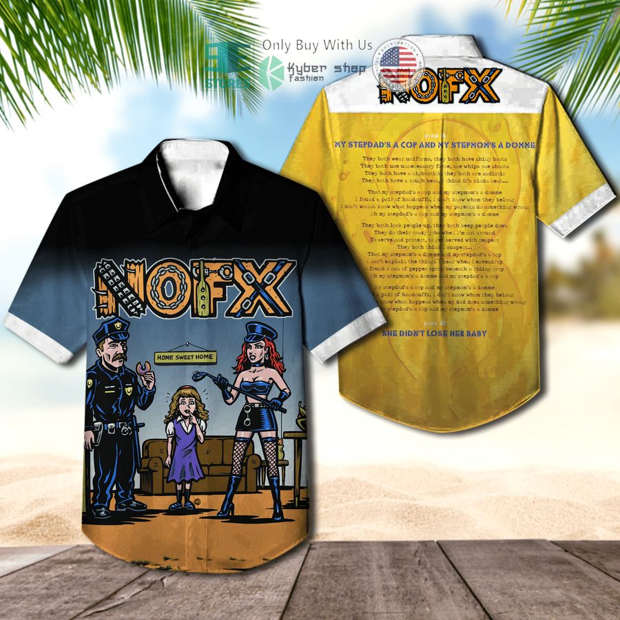 nofx band my stepdads a cop and my stepmom album hawaiian shirt 1 60831