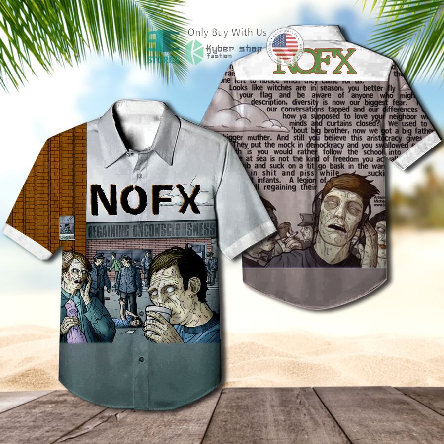 nofx band regaining unconsciousness album hawaiian shirt 1 5171