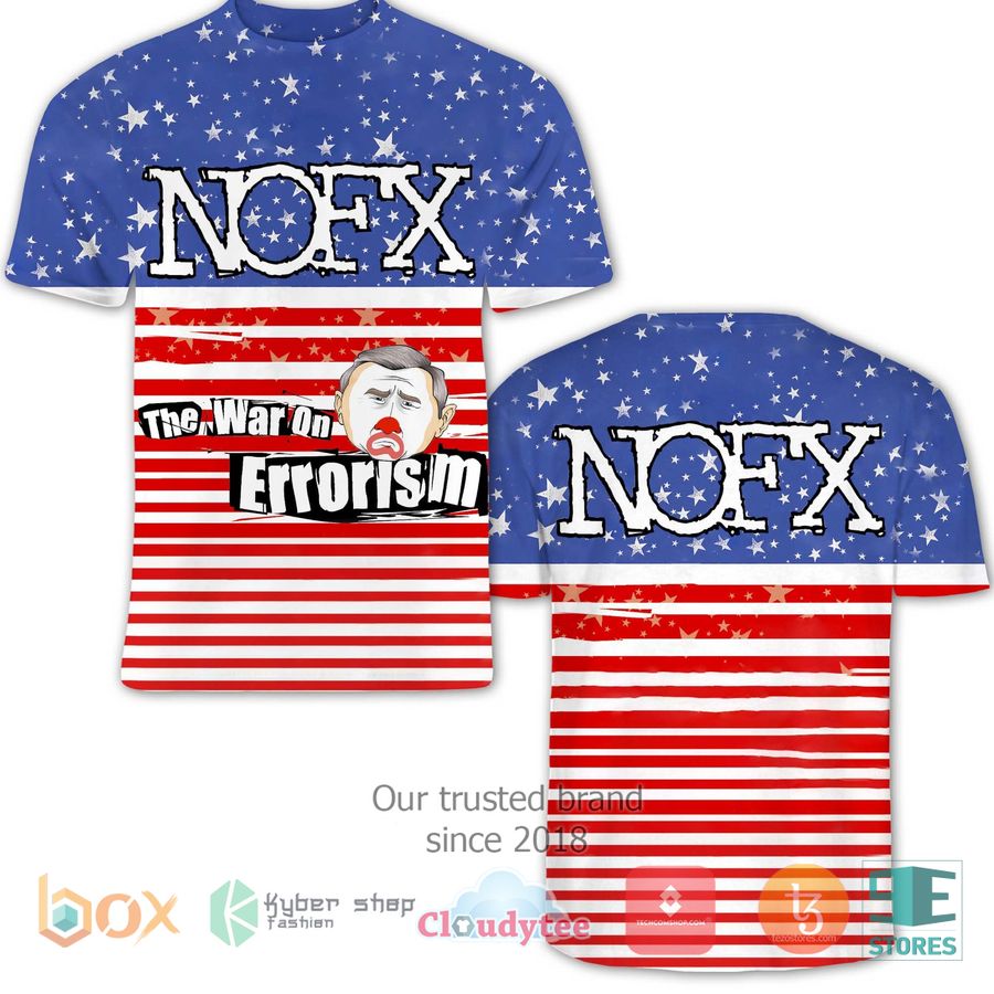 nofx band the war on errorism album 3d t shirt 1 66519