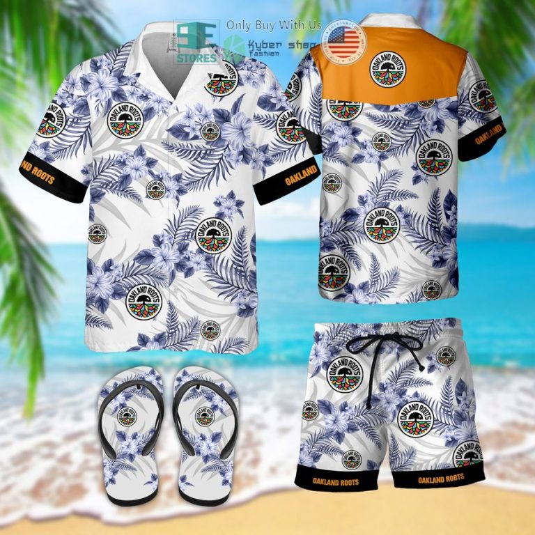 oakland roots hawaiian shirt shorts 1 44058