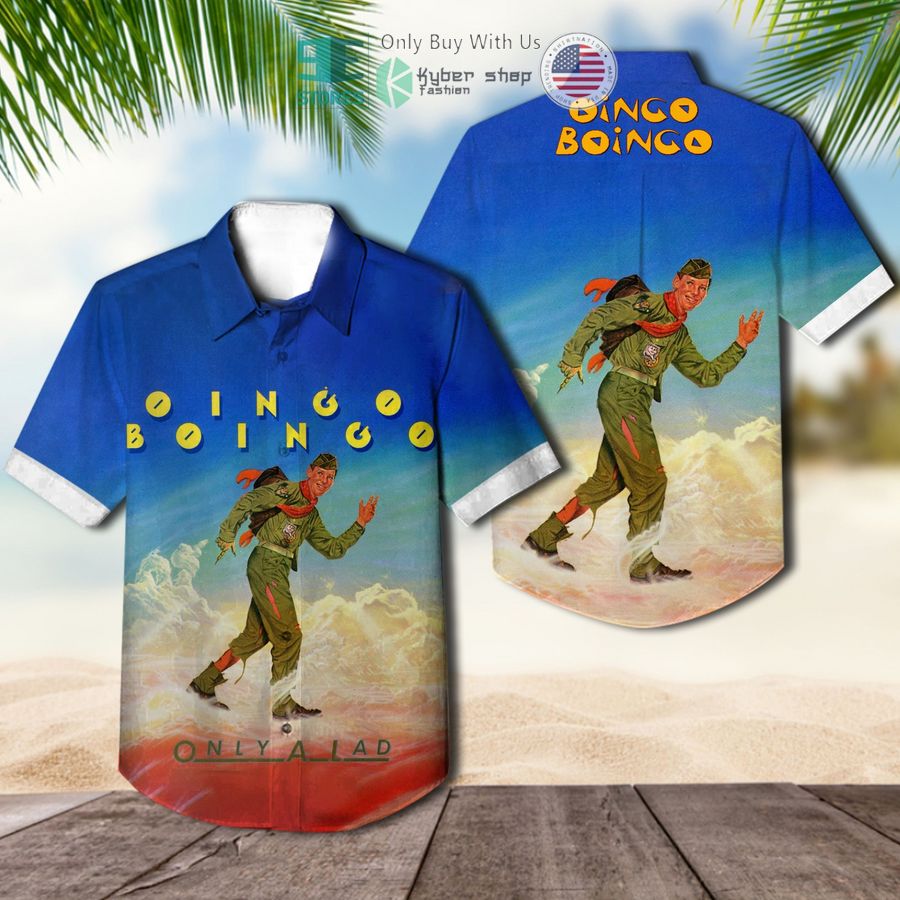 oingo boingo band only a lad album hawaiian shirt 1 87337