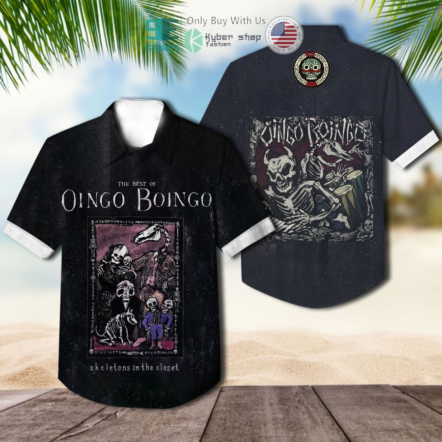 oingo boingo band skeletons in the closet album hawaiian shirt 1 18314