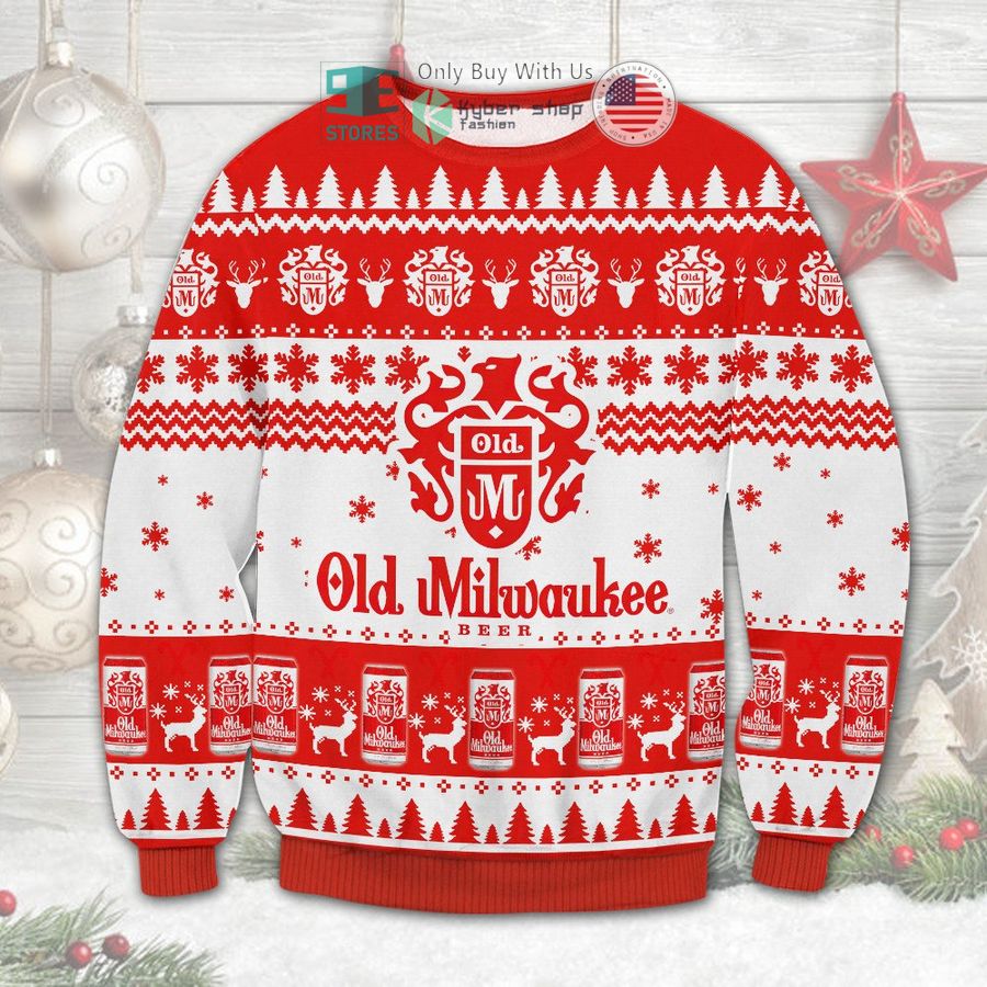 old milwaukee christmas sweatshirt sweater 1 83031