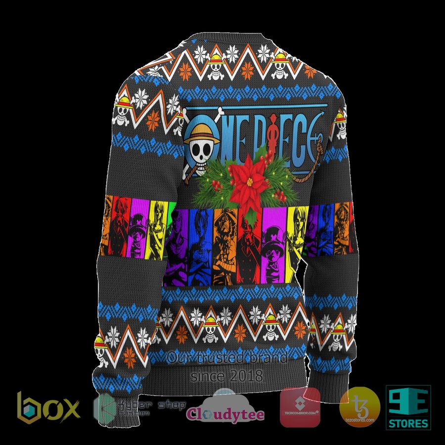 one piece anime charaters xmas ugly christmas sweater 2 695