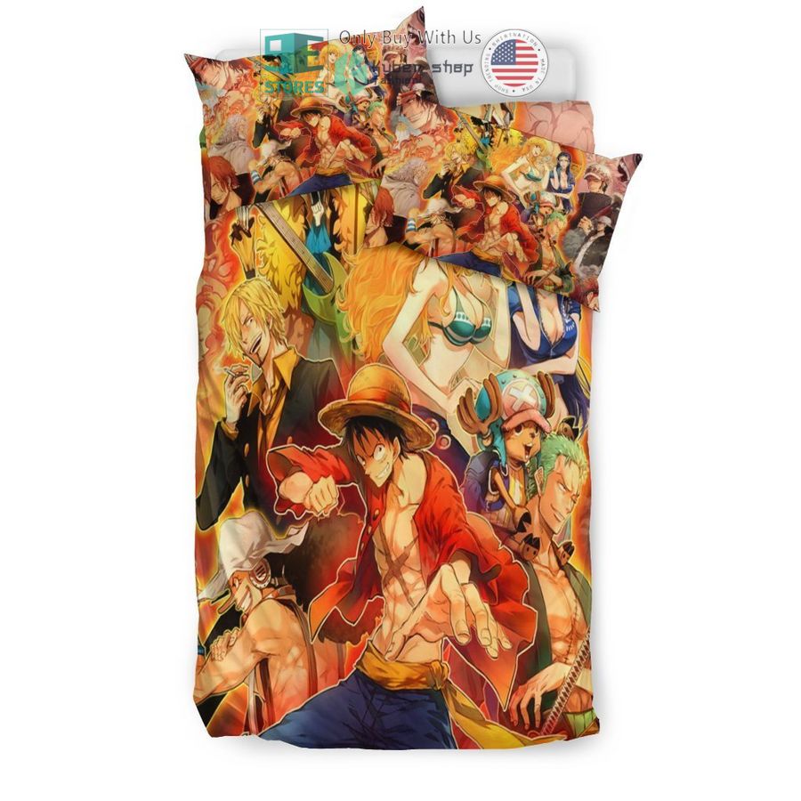 one piece characters bedding set 2 24940