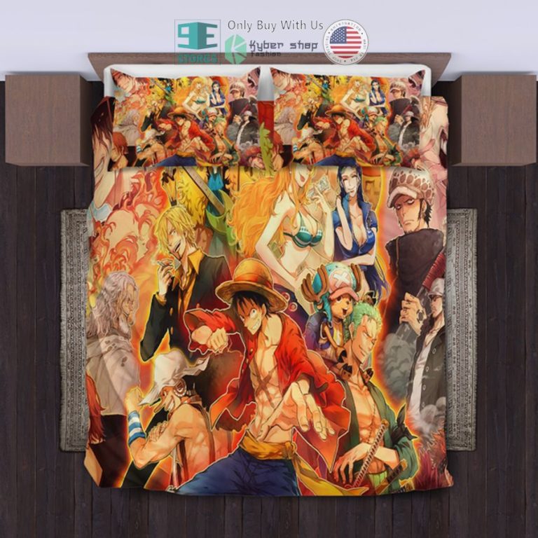 one piece characters bedding set 3 17028