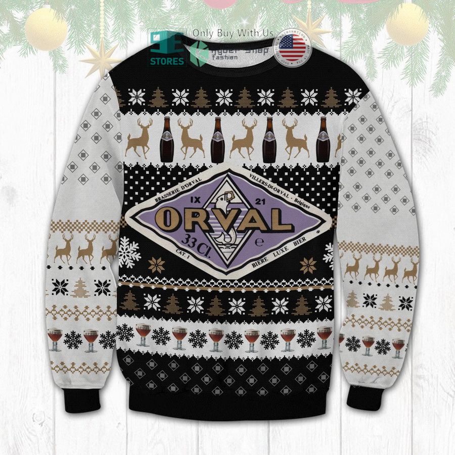 orval beer christmas sweatshirt sweater 1 76913