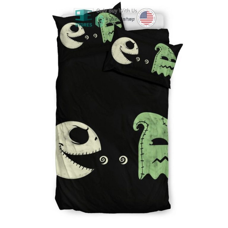 pacman jack skellington oogie boogie bedding set 2 88536