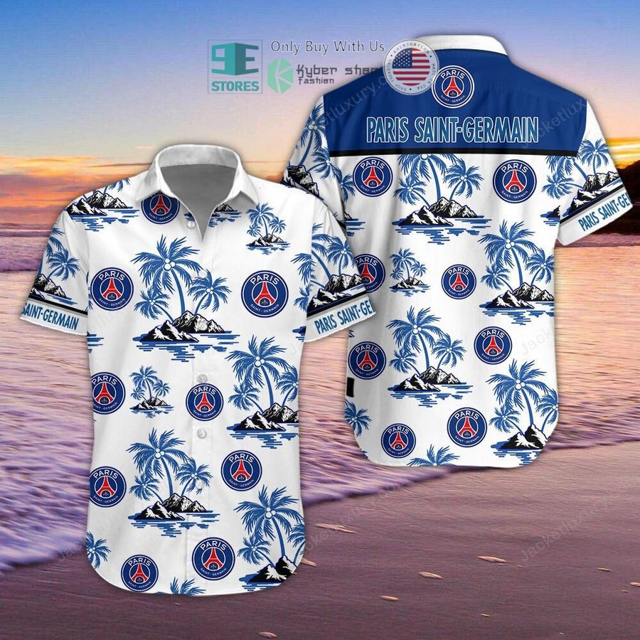 paris saint germain hawaiian shirt shorts 1 14940