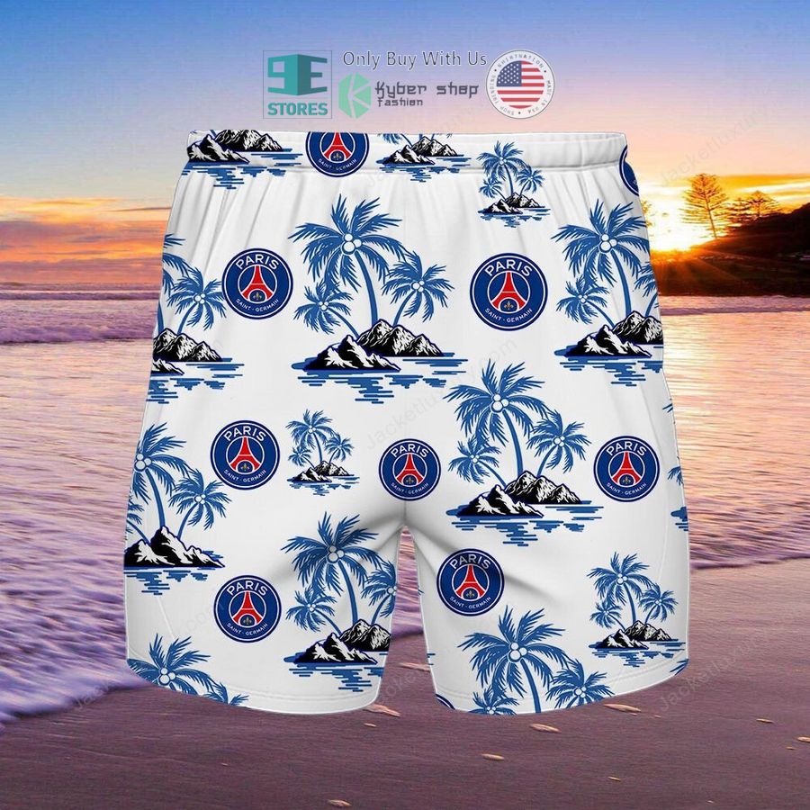 paris saint germain hawaiian shirt shorts 2 64267