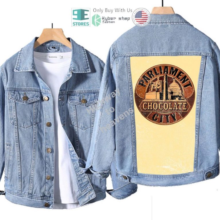 parliament band chocolate city album denim jacket 1 64499