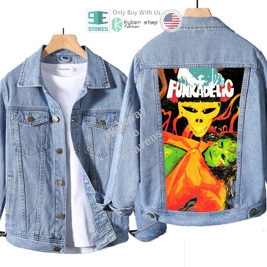 parliament band lets take it to the stage album denim jacket 1 57099