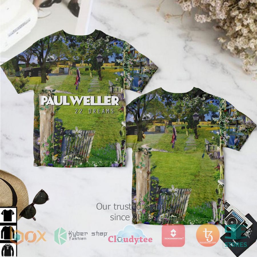 paul weller 22 dreams album 3d t shirt 1 59544