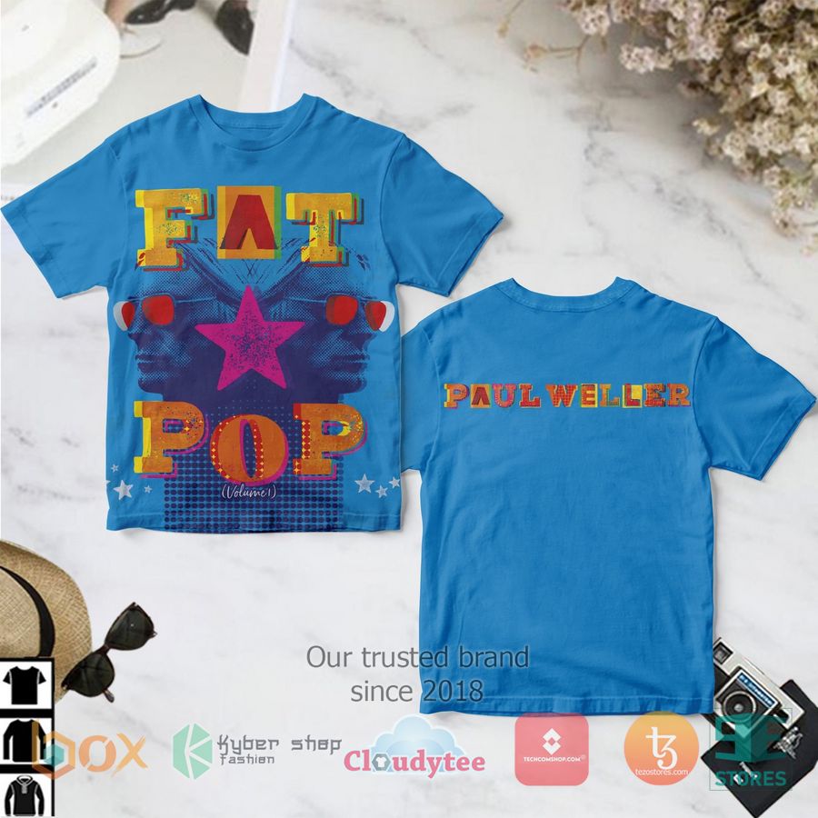 paul weller fat pop album 3d t shirt 1 73707