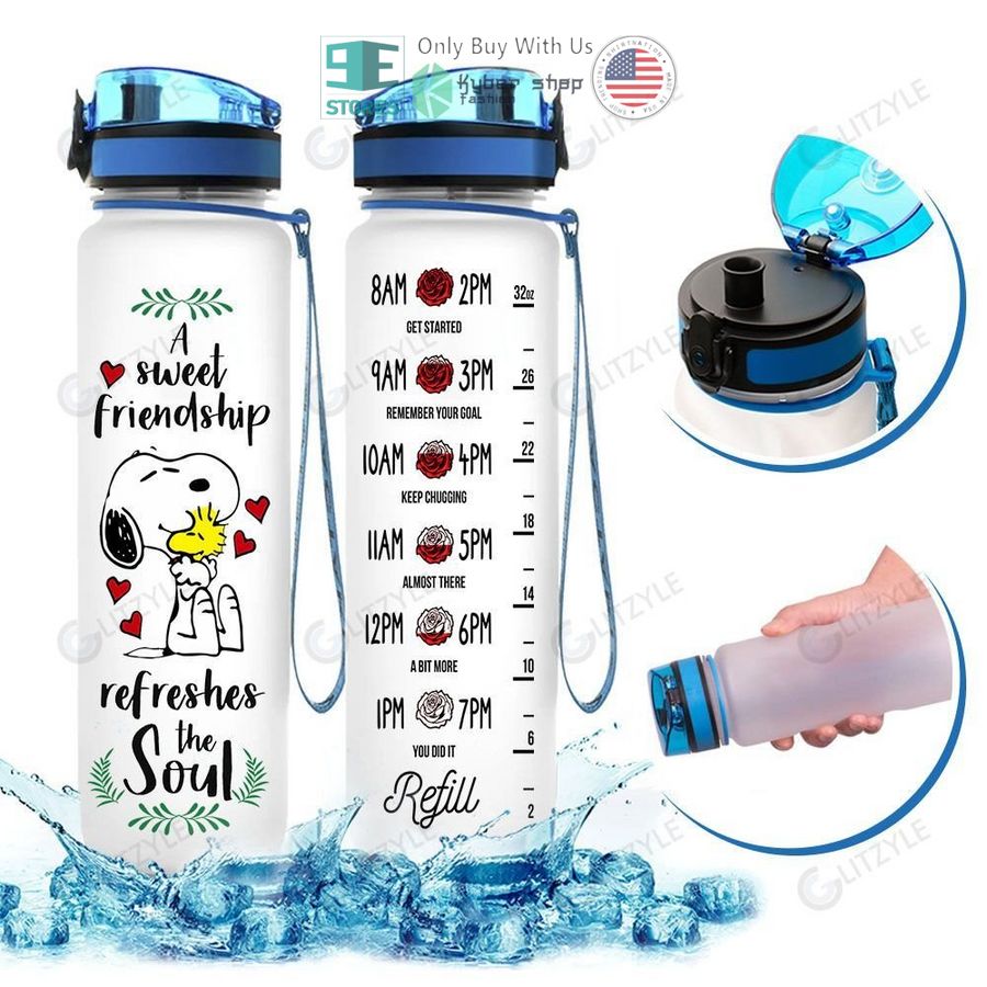 personalized a sweet friendship refreshes the soul water bottle 1 66525
