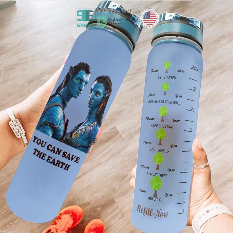 personalized avatar you can save the earth water bottle 1 47467