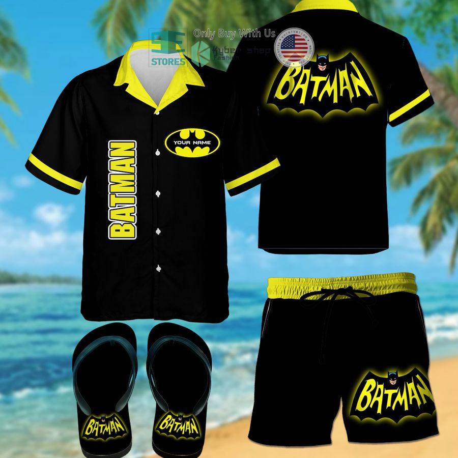 personalized batman custom hawaiian shirt shorts 1 89542