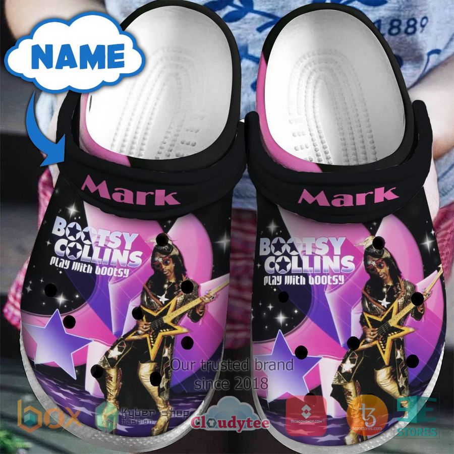 personalized bootsy collins play album crocband clog 1 93235