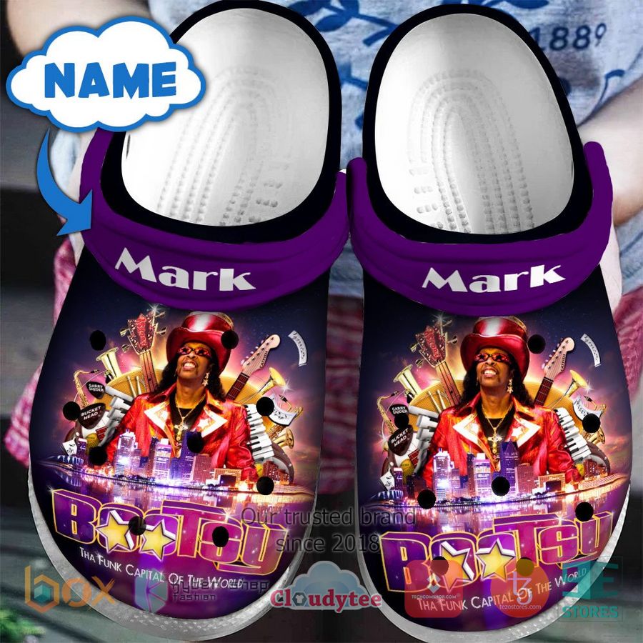 personalized bootsy collins tha funk capital of the world album crocband clog 1 52947