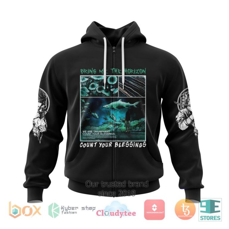 personalized bring me the horizon count your blessings 3d zip hoodie 1 99395