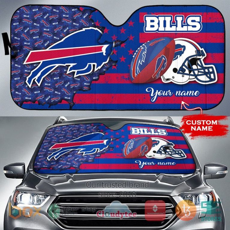 personalized buffalo bills custom name car sunshades 1 94580