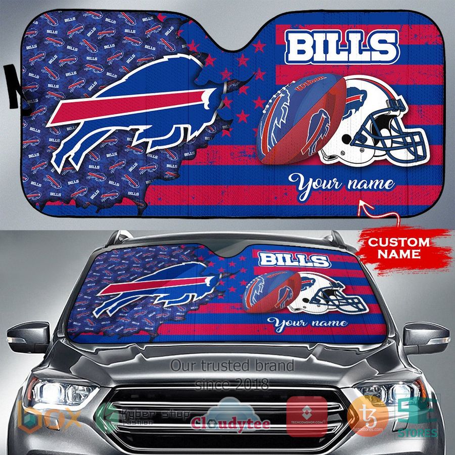 personalized buffalo bills custom name car sunshades 1 94580