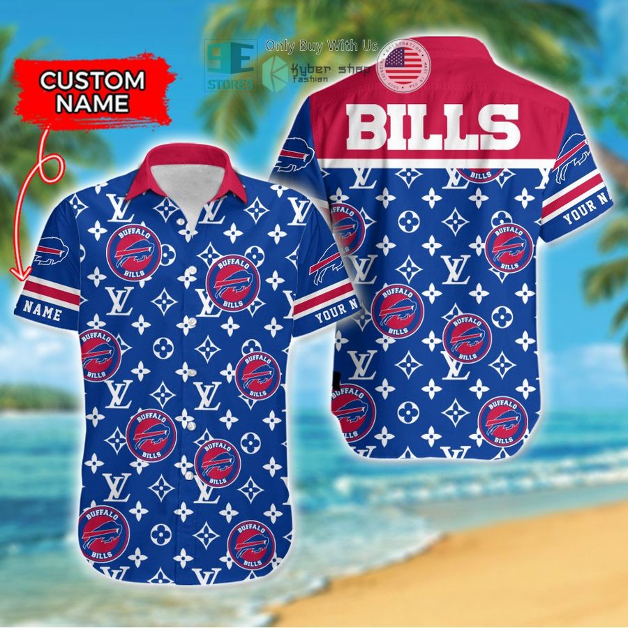 personalized buffalo bills louis vuitton pattern hawaiian shirt 1 74735