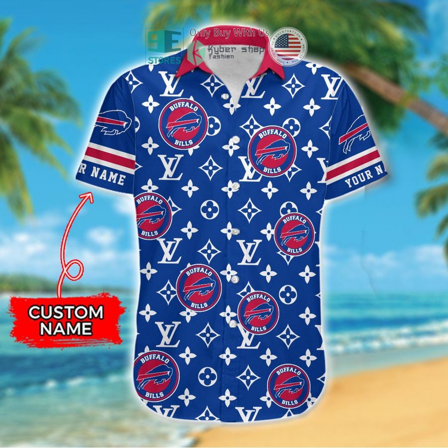 personalized buffalo bills louis vuitton pattern hawaiian shirt 2 36828