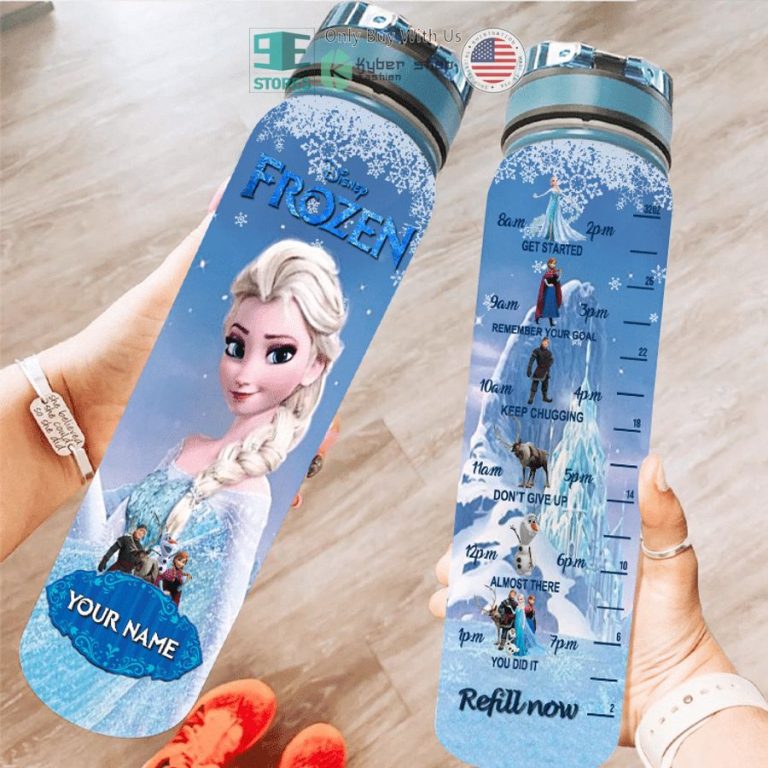 personalized disney frozen elsa water bottle 1 38437