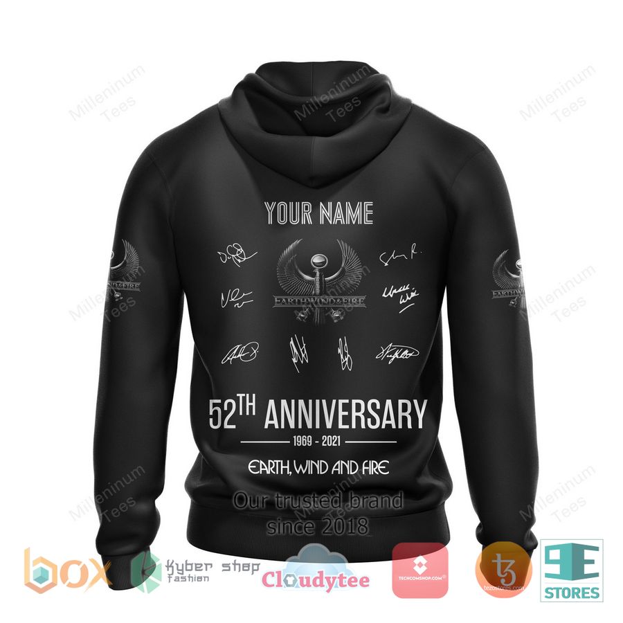 personalized earth wind fire album covers 52th anniversary 3d zip hoodie 2 45626
