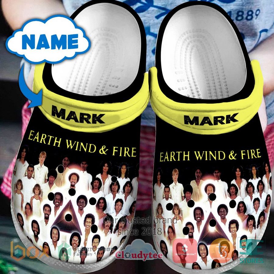 personalized earth wind fire faces album crocband clog 1 60484