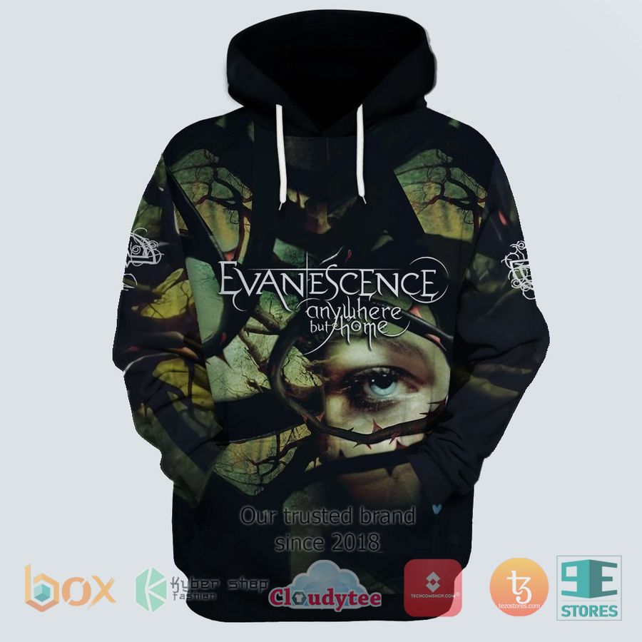 personalized evanescence anywhere but home 3d hoodie 1 48088