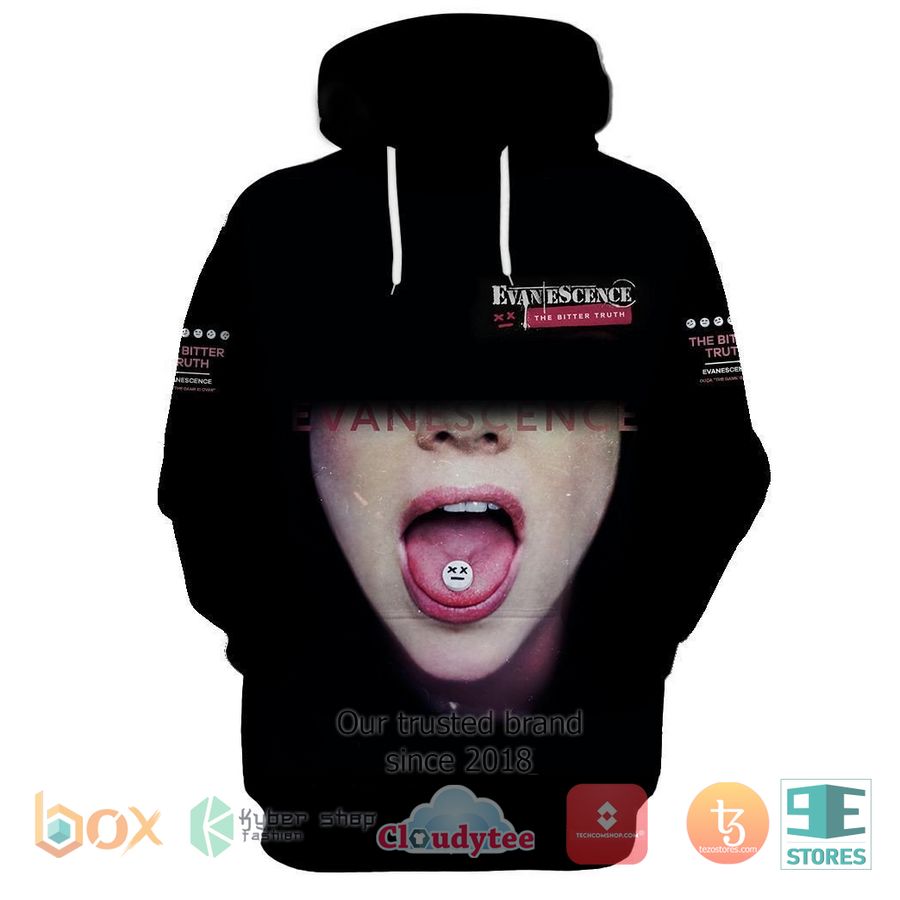 personalized evanescence the bitter truth 3d hoodie 1 28835
