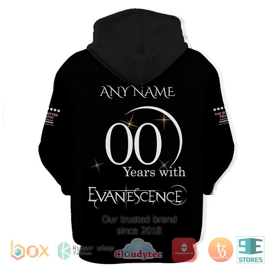 personalized evanescence the bitter truth 3d hoodie 2 36778