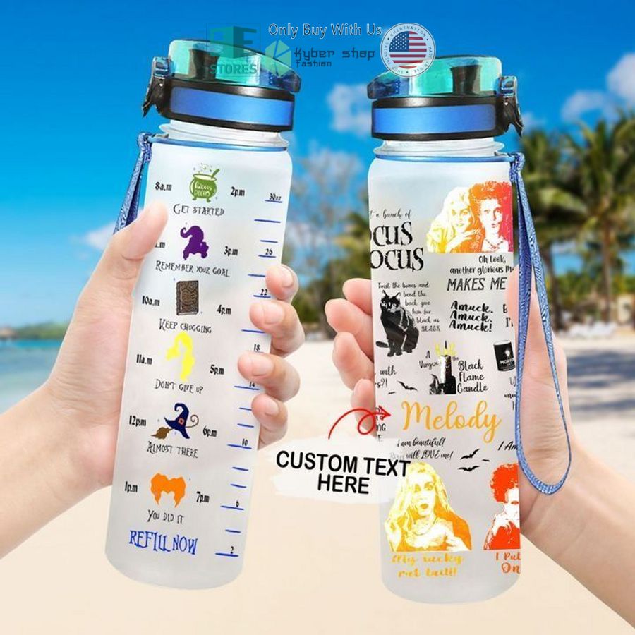 personalized hocus pocus characters water bottle 1 47619