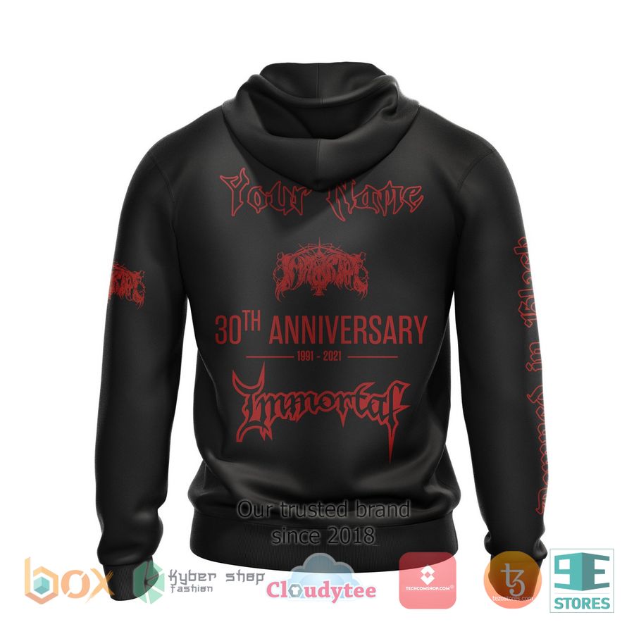 personalized immortal damned in black 3d zip hoodie 2 2603