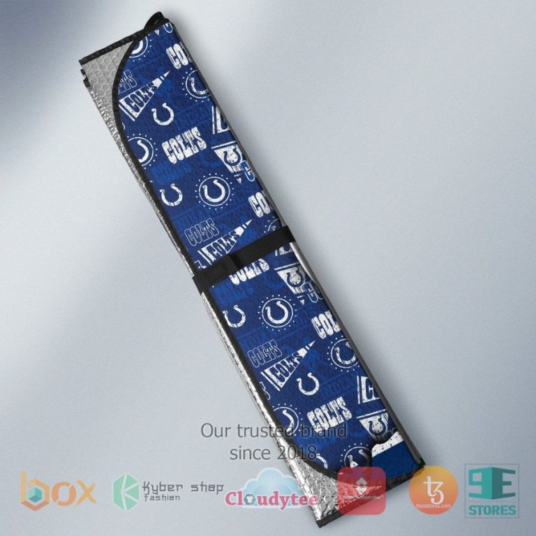 personalized indianapolis colts custom name car sunshades 2 36632