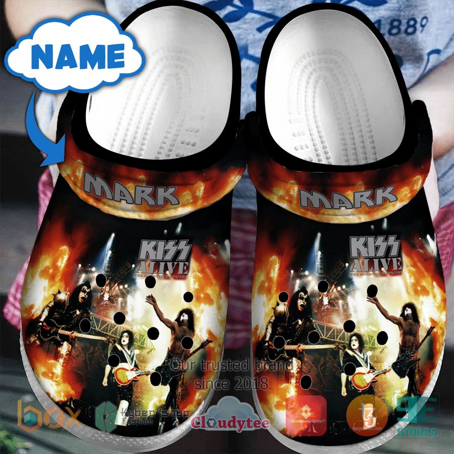 personalized kiss band alive fire album crocband clog 1 21565
