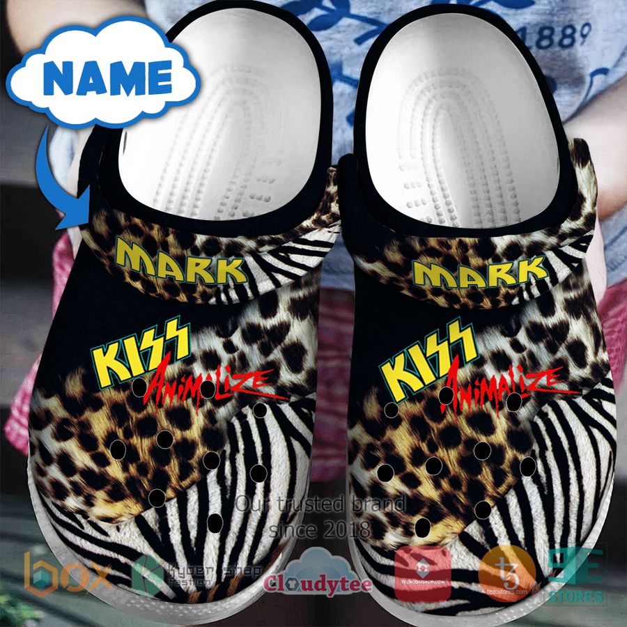 personalized kiss band animalize album crocband clog 1 84129